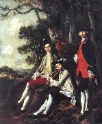 Peter Darnell Muilman Charles Crokatt and William Keable in a Landscape Thomas Gainsborough
